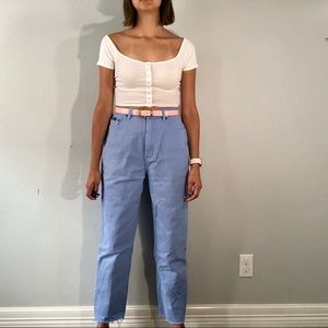 ‼️❗️SOLD❗️‼️Vintage high rise periwinkle jeans